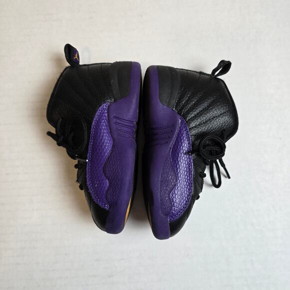 Nike Air Jordan 12 XII Retro TD Toddler Shoes 8C Field Purple Black 850000-057 - Picture 3 of 7